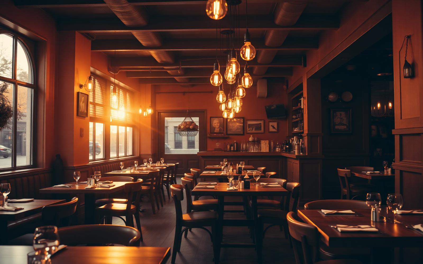 Gäste im Restaurant scannen die digitale Speisekarte per QR-Code